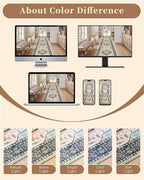 Madane Runner Rug 2x8, Washable Hallway Runner Rugs, Non-Slip Low-Pile Soft - Image 9