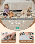 Madane Runner Rug 2x8, Washable Hallway Runner Rugs, Non-Slip Low-Pile Soft - Image 5