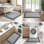 Machine Washable Runner Rug 32" x 120", Non Slip Kitchen Mat - Image 6
