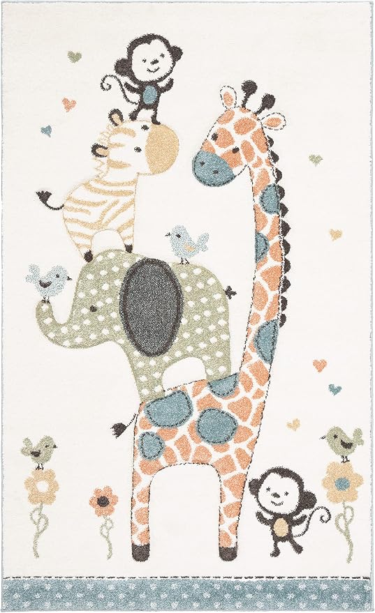 SAFAVIEH Carousel Kids Collection Accent Rug - Image 3