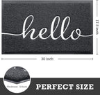 CozyBounty Door Mat Hello Mats Outdoor Indoor Non-Slip Doormat - Image 3