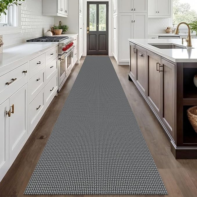 IOHOUZE Washable Exrea Long Hallway Runner Rug 3x20 Non Slip Rubber Backed - Image 7