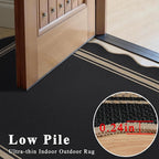 5x7 Scalloped Rug Easy Jute Washable Outdoor Patio Rug - Image 7