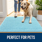 OLANLY Dog Door Mat for Muddy Paws 59x32, Absorbs Moisture and Dirt, Absorbent - Image 6