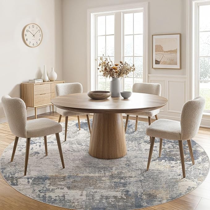 UERMEI 8ft Round Area Rug Living Room Rugs - Image 3