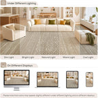 Nakagishi Area Rug Living Room Rugs: 5x7 Large Soft Machine Washable Boho - Image 9