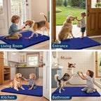 Smiry Dog Door Mat for Muddy Paws 36x24, Absorbent Dirt Trapper, Non-Slip - Image 7