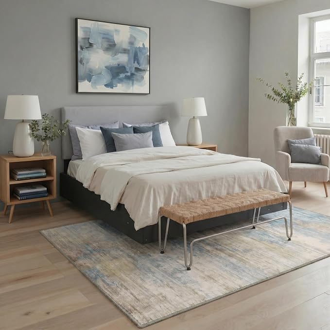 BEIMO Area Rugs 5x7 for Living Room Bedroom, Modern Abstract Machine Washable - Image 2