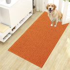 OLANLY Dog Door Mat for Muddy Paws 44x24, Ultra Absorbent Chenille Mud Doormat by OLANLY