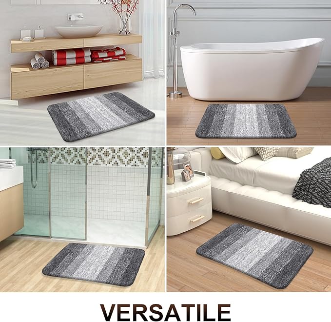 OLANLY Bathroom Runner Rugs Mat 70x20, Extra Soft Absorbent Microfiber Bath Rugs - Image 7