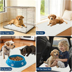OLANLY Dog Door Mat for Muddy Paws 70x46, Ultra Absorbent Chenille Mud Doormat - Image 7