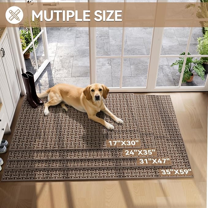 Indoor Door Mat 24"x72", Door Mat Indoor Entrance Dirt Resistant and Absorbent - Image 2