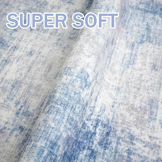 IOHOUZE Abstract Runner Rug 3x12 Ft Washable Runners - Image 6