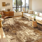 RELEANY Washable Area Rugs 2'x8' Non-Slip Modern Abstract Soft - Image 9