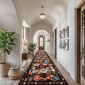 2'6" x 14' Runner Rug for Hallways Espresso, Non Slip Washable Rugs by WelcometoBabovid