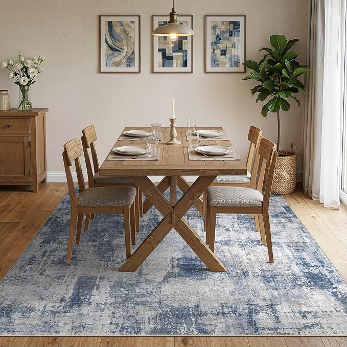DMOYEST 10x12 Area Rug for Living Room, Washable & Non Slip Large Indoor Carpet - Image 2