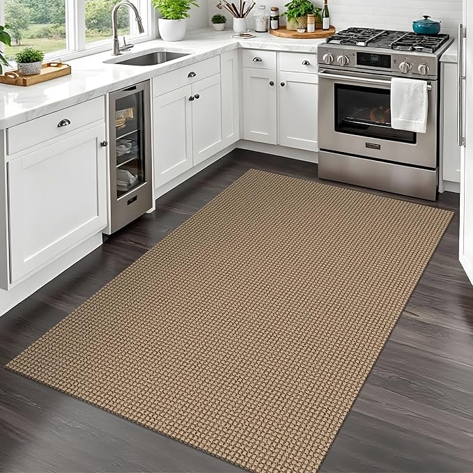 EARTHALL Woven Area Rug 3x5 Ft Washable Rugs - Image 7