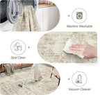 Soalmost 10x14 Area Rugs for Living Room, Non Slip Machine Washable Vintage - Image 5