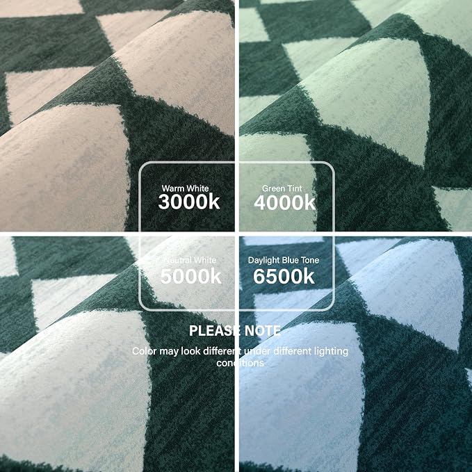 Lahome Zelie Checkered Washable 2x3 Green Kitchen Rugs Non Slip, Small Printed - Image 7