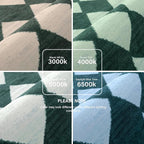 Lahome Zelie Checkered Washable 2x3 Green Kitchen Rugs Non Slip, Small Printed - Image 7