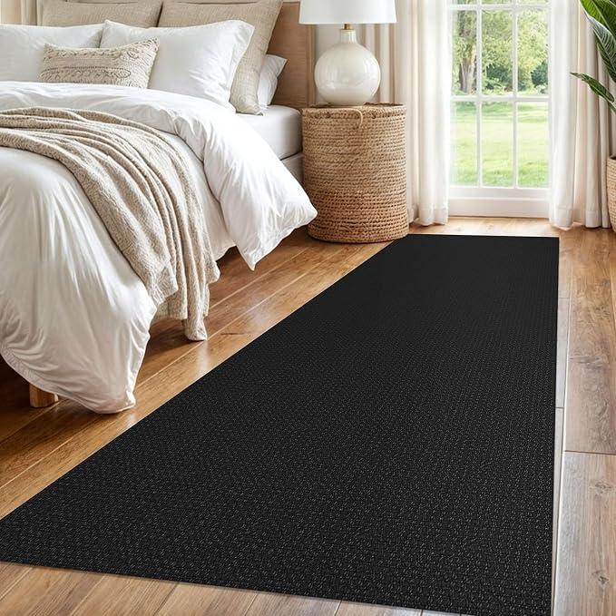 IOHOUZE Washable Runner Rug 3x8 Non Slip Rubber Backed Wide Hallway Runner - Image 8