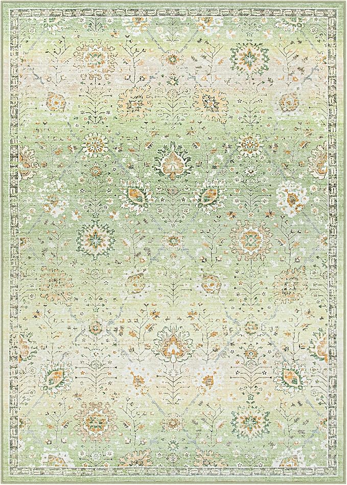 Lahome Flavie 5x7 Sage Green Rugs - Image 9
