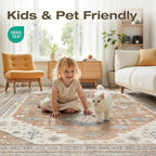 8x10 Washable Area Rug, Large Rugs - Image 5