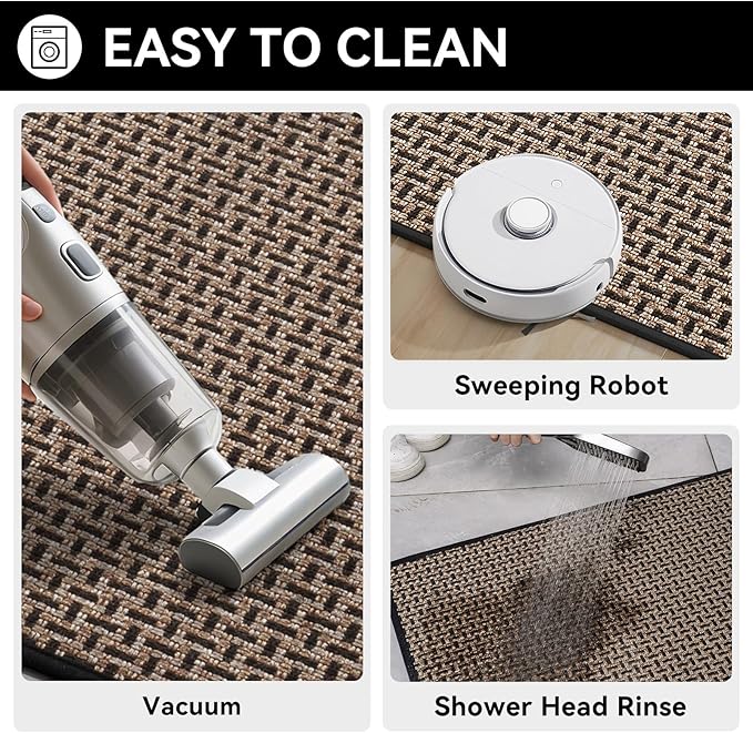 Indoor Door Mat Dirt 36x60 Resistant and Absorbent, Non-Slip Rubber Backing - Image 5