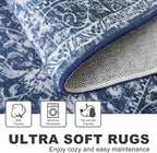 KILOCOCO Runner for Hallway 2x12 Runner Rug Printed Vintage Floral Washable Rug - Image 4