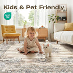 Washable 5x7 Area Rug for Living Room - Image 4