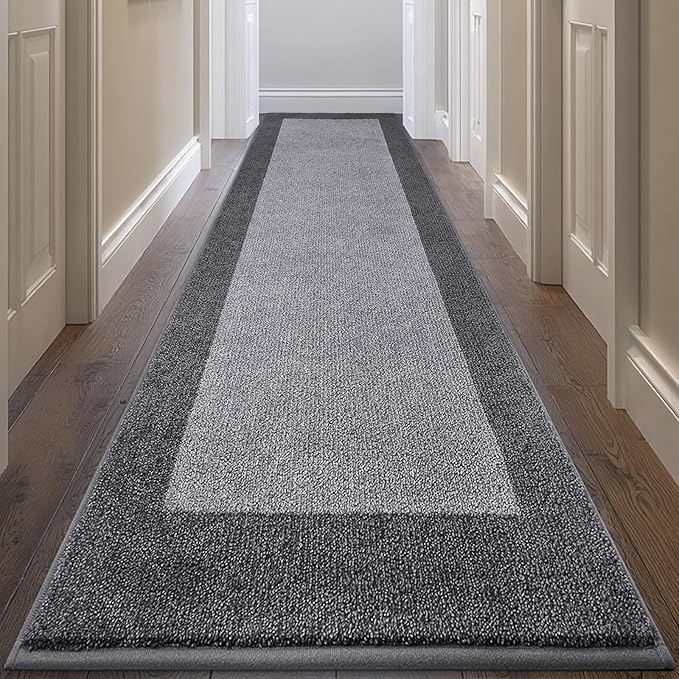 Machine Washable Runner Rug 32" x 120", Non Slip Kitchen Mat by Unknown