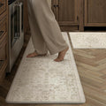 Anti Fatigue Kitchen Mats 2PCS Beige Neutral Mats by WondRg