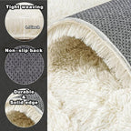 5x7ft Fluffy Fuzzy Area Rug for Living Room Bedroom, Ultra Soft Rugs for Living - Image 5