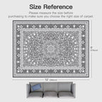 Lofus 9x12 Area Rugs for Living Room, Machine Washable Non-Slip Area Rug - Image 2