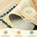 Area Rug 8x10 Rug Machine Washable Non-Slip Low Pile Print Pattern Western Rug - Image 5