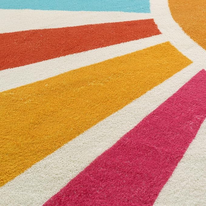 STARUIA Boho Washable Rug 3'x5' Kids Area Rug - Image 6