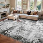 8x10 Ft Large Area Rugs for Living Room, Soft Non-Slip Washable Rugs Modern by Cuzwlovita