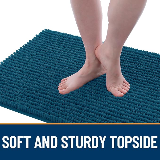 OLANLY Dog Door Mat for Muddy Paws 59x24, Ultra Absorbent Chenille Mud Doormat - Image 3