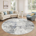 DMOYEST 6ft Round Area Rug for Living Room by DMOYEST