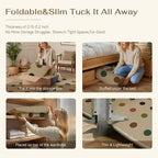 HUGEAR 5x7 Jute Outdoor Indoor Rug Washable Geometric Linen Textured Weave High - Image 6