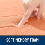 OLANLY Memory Foam Long Bathroom Rugs Runner 59x24, Super Soft Absorbent Bath - Image 5