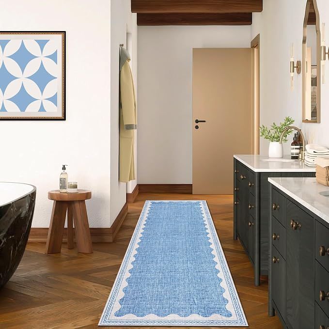 GarveeHome 2x10 Runner Rug for Hallway Washable Kitchen Rugs Non Slip Solid - Image 3