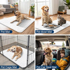 Smiry Dog Door Mat for Muddy Paws 59x24, Absorbent Dirt Trapper, Non-Slip - Image 6