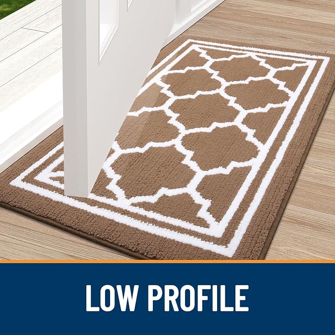 Buganda Large Indoor Door Mat, Dirt-Resistant and Absorbent Doormat, Low - Image 3