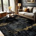 RELEANY Washable Area Rugs 5'x7' Non-Slip Modern Abstract Soft by RELEANY