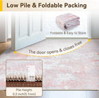 RELEANY Washable Area Rugs 6ft Non-Slip Modern Abstract Soft - Image 7