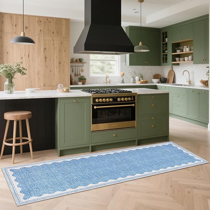 GarveeHome 2x10 Runner Rug for Hallway Washable Kitchen Rugs Non Slip Solid - Image 2