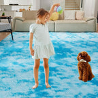 Ultra Soft Rug for Living Room, 6X9 Fluffy Shag Area Rug for Bedroom, Modern - Image 7