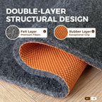 Rug Pad 4 x 6 Ft Non-Slip, Felt and Natural Rubber Backing, 1/4" Thick - Image 6