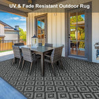 Outdoor Patio Plastic Straw Rug - Image 7